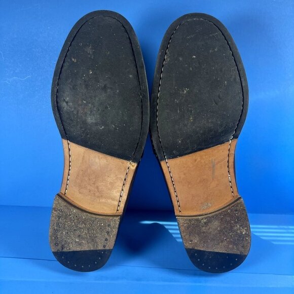 L.L. Bean Signature Men's Brown Leather Loafers Shoe Size 10.5 - Picture 7 of 10